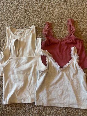 4 American Eagle Tank tops